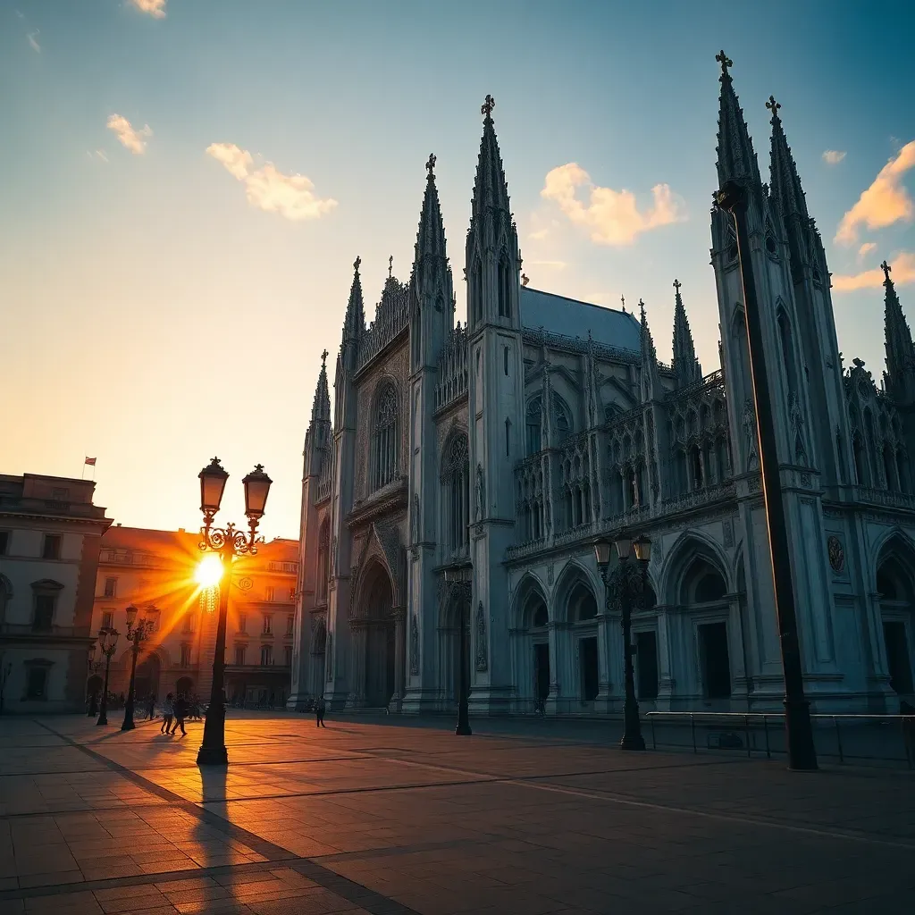 Filming location in Italy